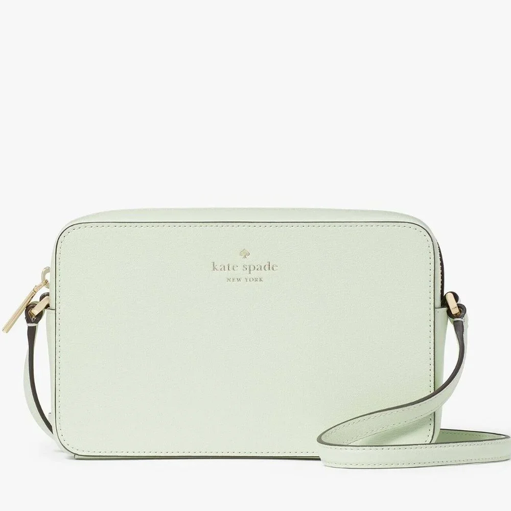 New Kate Spade Sienna Crossbody bag Leather Lime Frosting